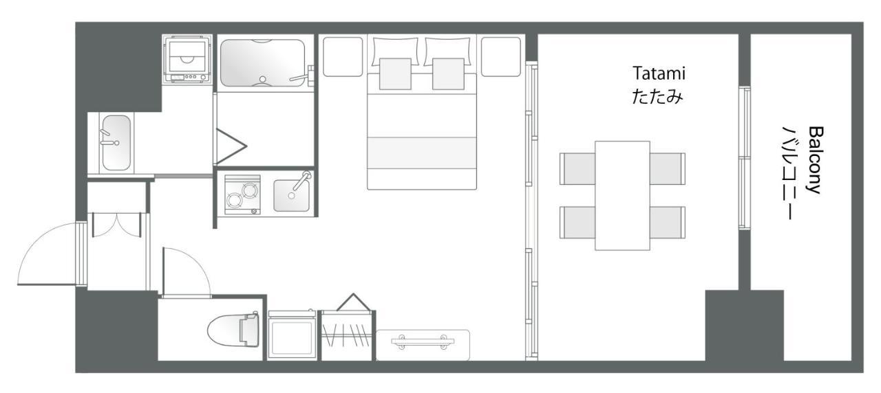 Апартаменты 川house道頓堀 Осака Экстерьер фото
